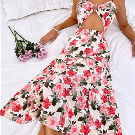 Summer Women's Floral Midi Dress