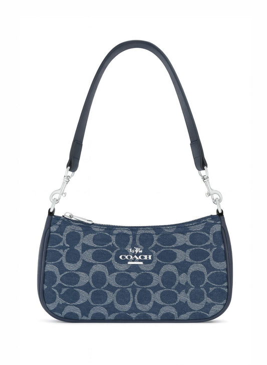 Coach Denim Signature Shoulder Bag